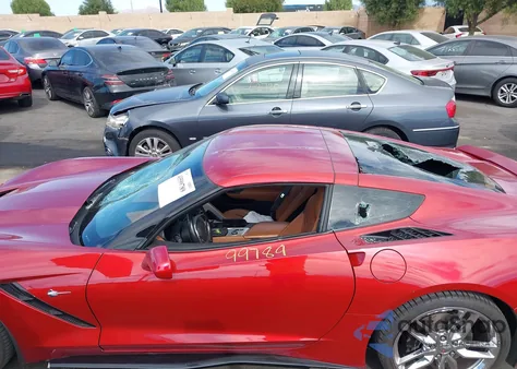 2014 Chevrolet Corvette Stingray Z51 z USA, uszkodzony, nr VIN 1G1YM2D79E5104693